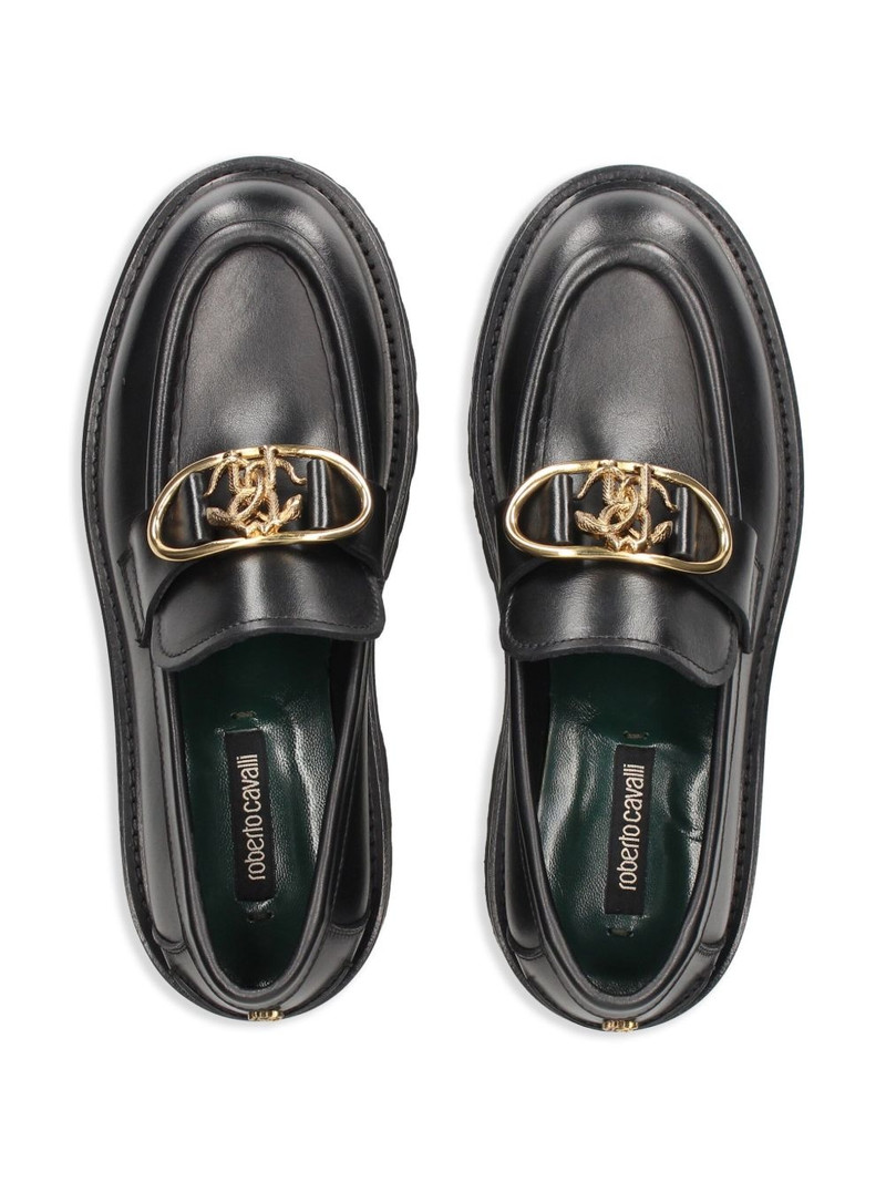 logo-plaque loafers 4
