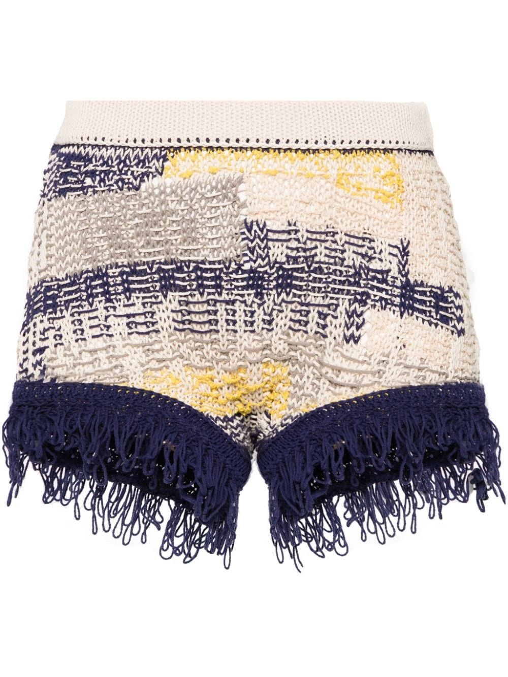 Cotton knitted shorts - 1