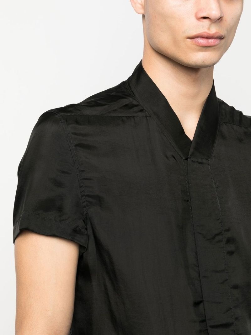 short-sleeved cotton shirt - 5