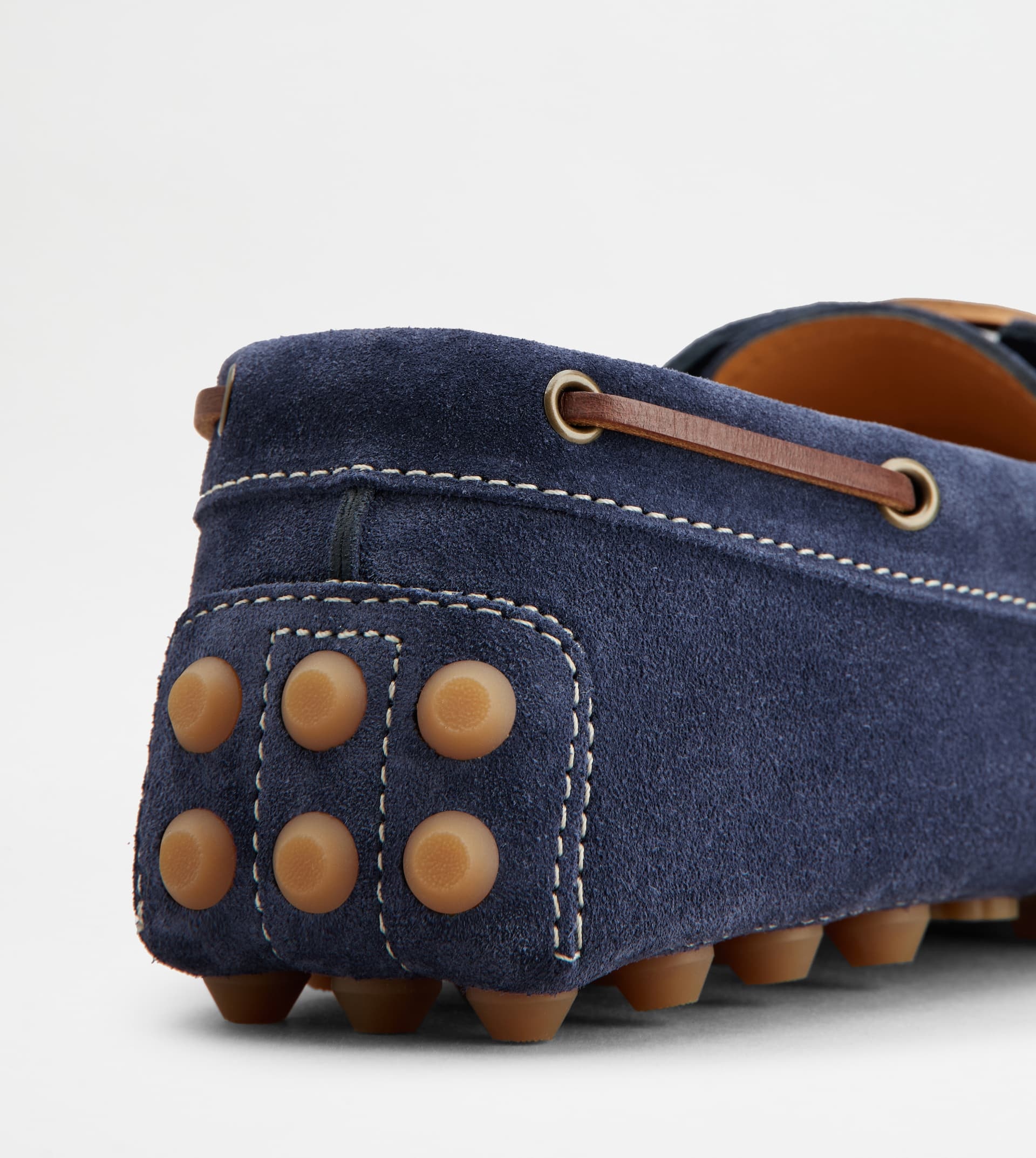 BOAT GOMMINO BUBBLE IN SUEDE - BLUE, BROWN - 5