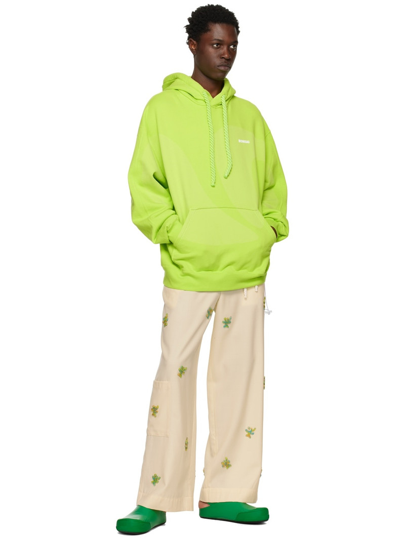 BONSAI Green Oversized Hoodie outlook