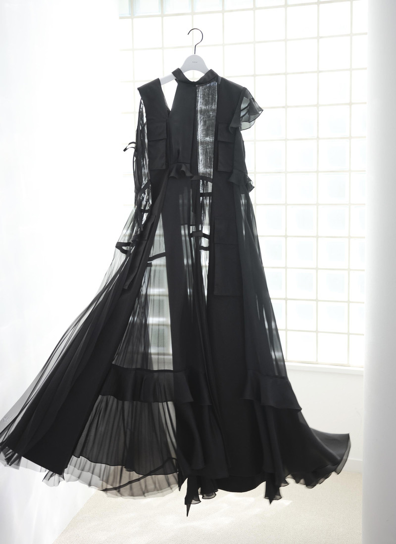 Fabric Mix Dress 4