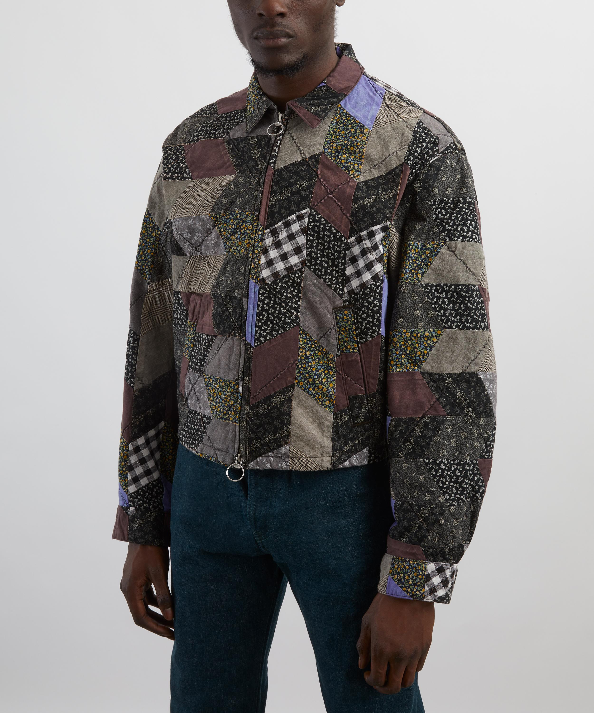 Yabane Quilt Patchwork Drizzler Parka - 3