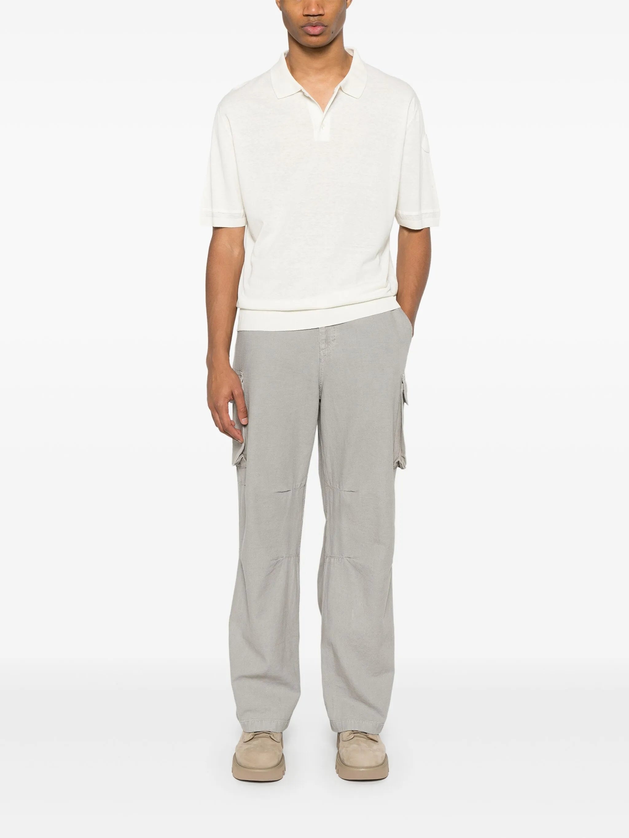 Fine-knit Polo Shirt - 3