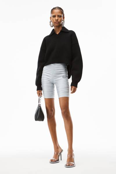 Alexander Wang RUCHED BIKE SHORT IN SPANDEX JERSEY outlook