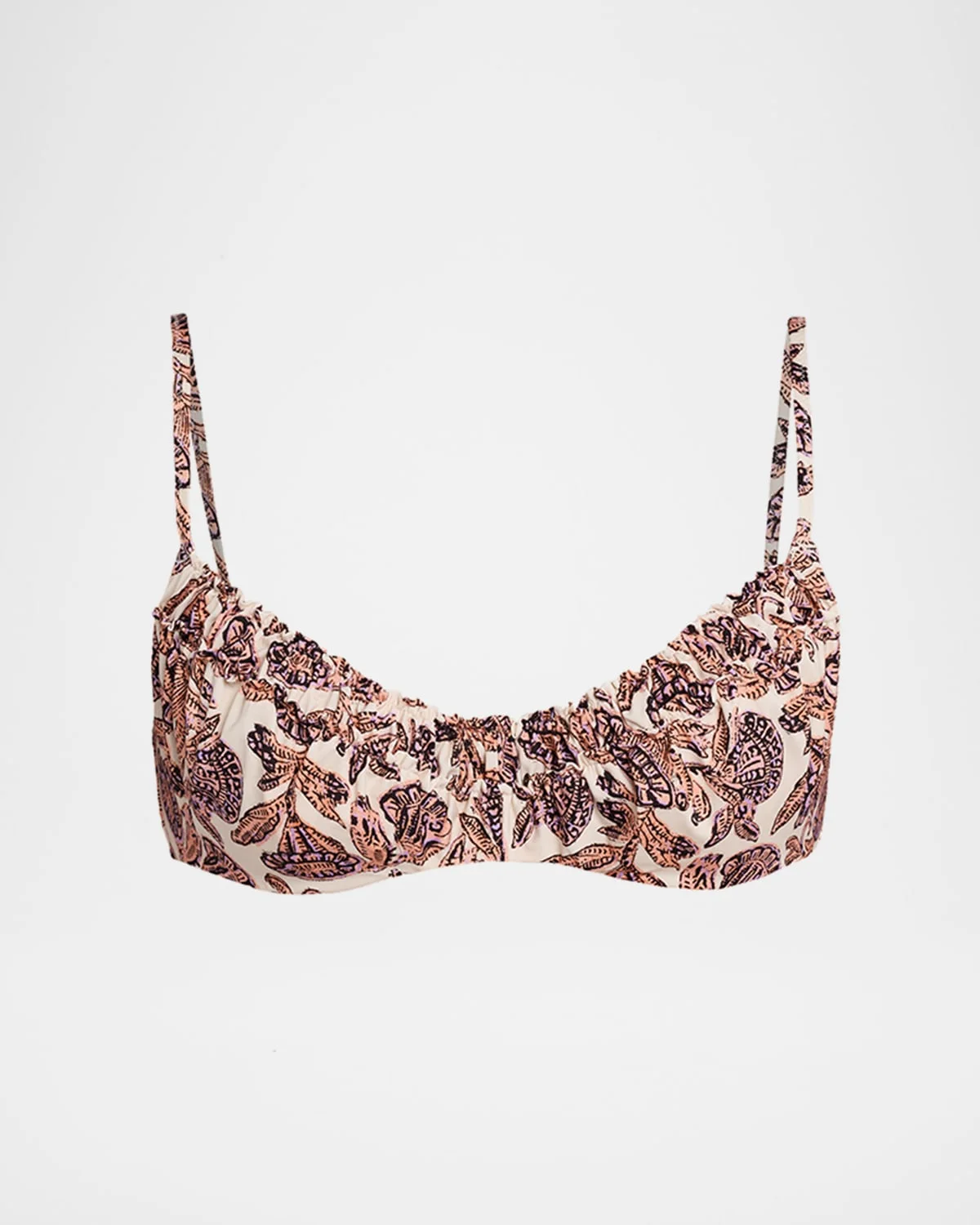 Jaya Ruched Bikini Top - 1