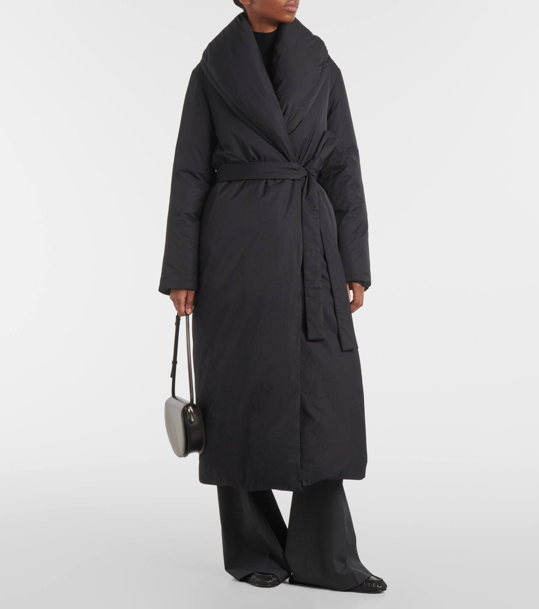 Belted puffer coat - 7