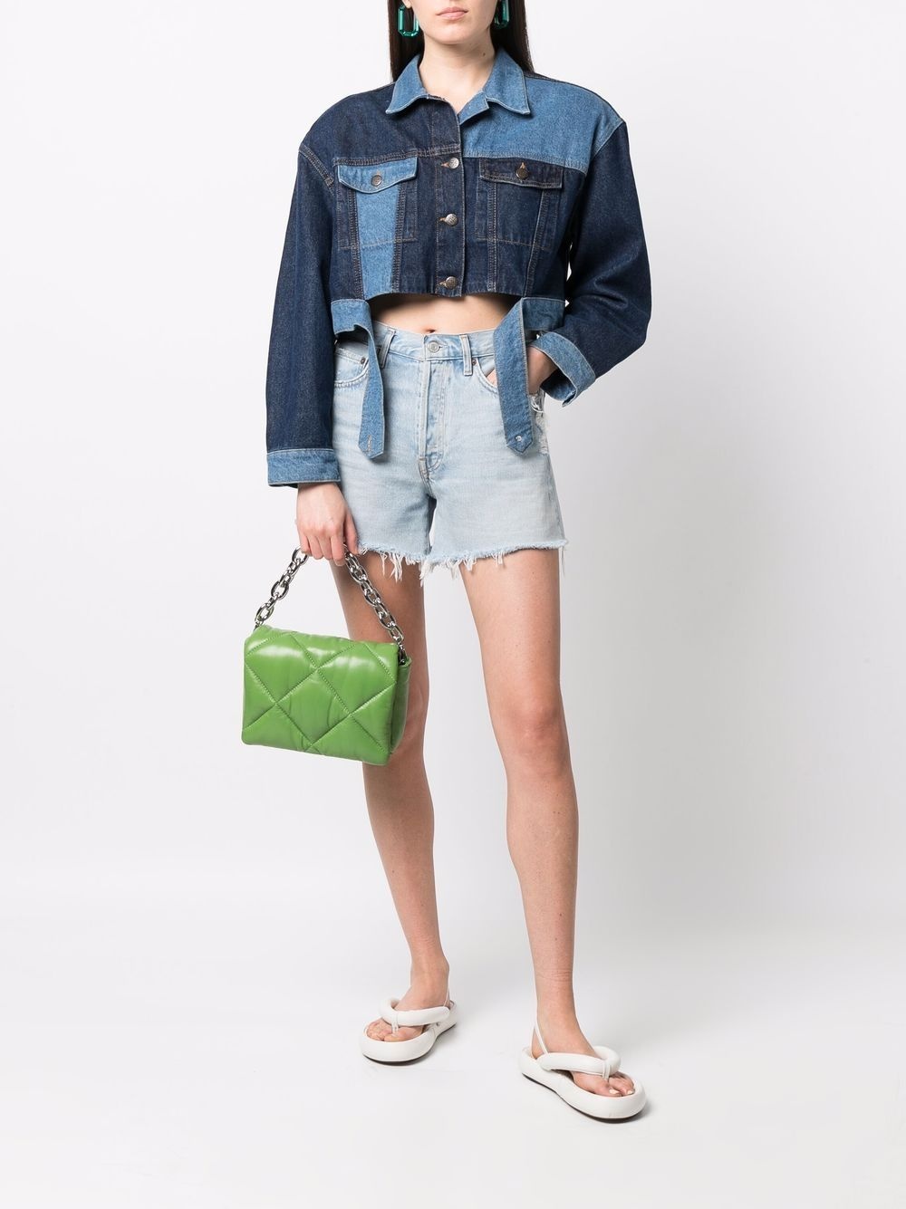 quilted flap tote bag - 2