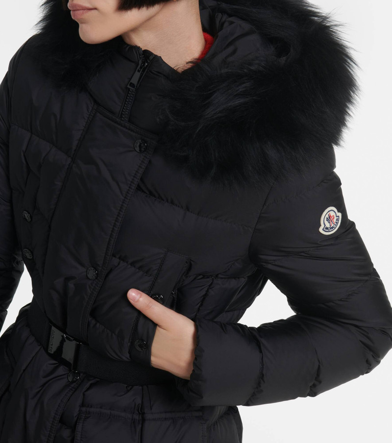 Khloe shearling-trimmed down jacket 6