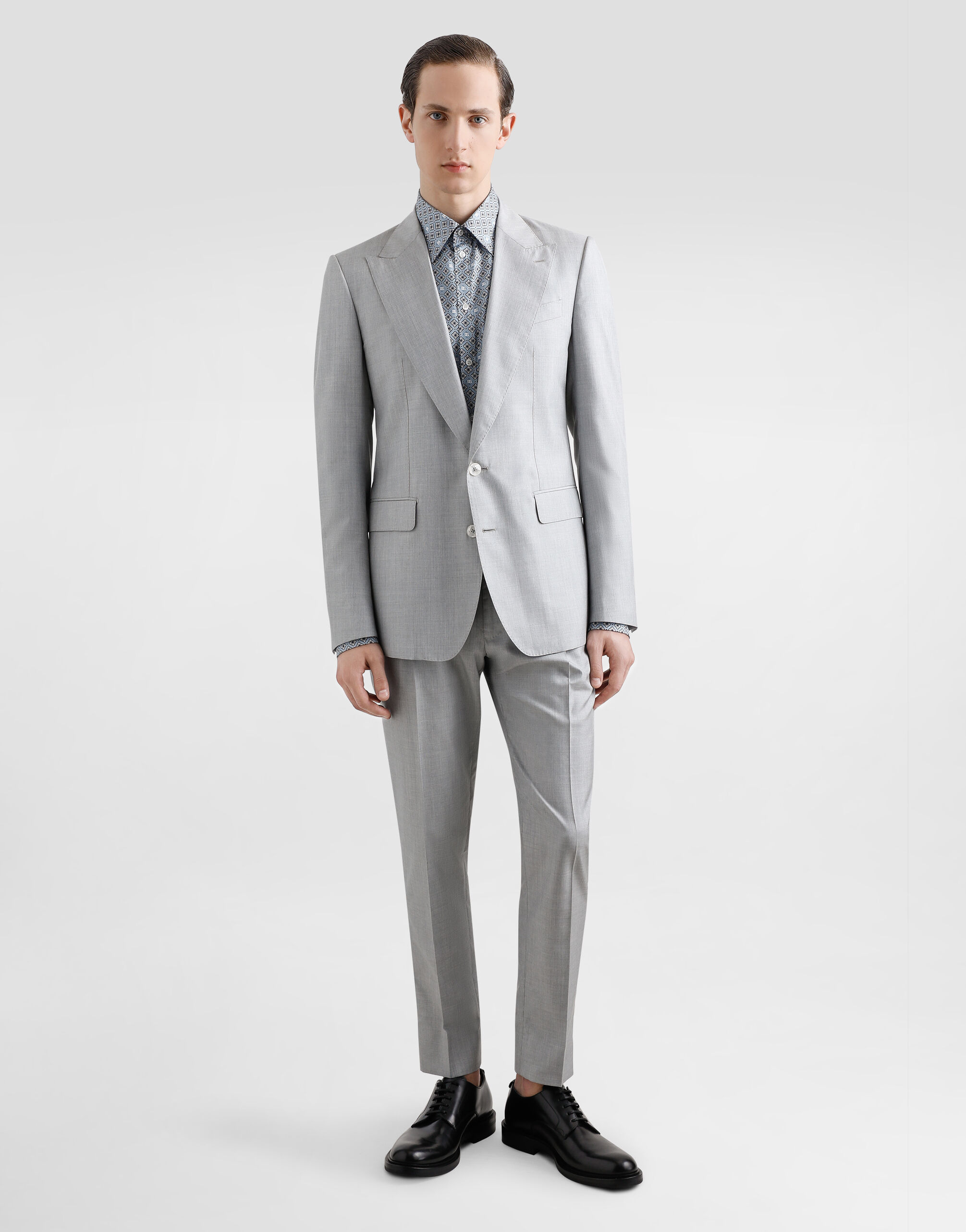 Deconstructed single-breasted silk suit - 2
