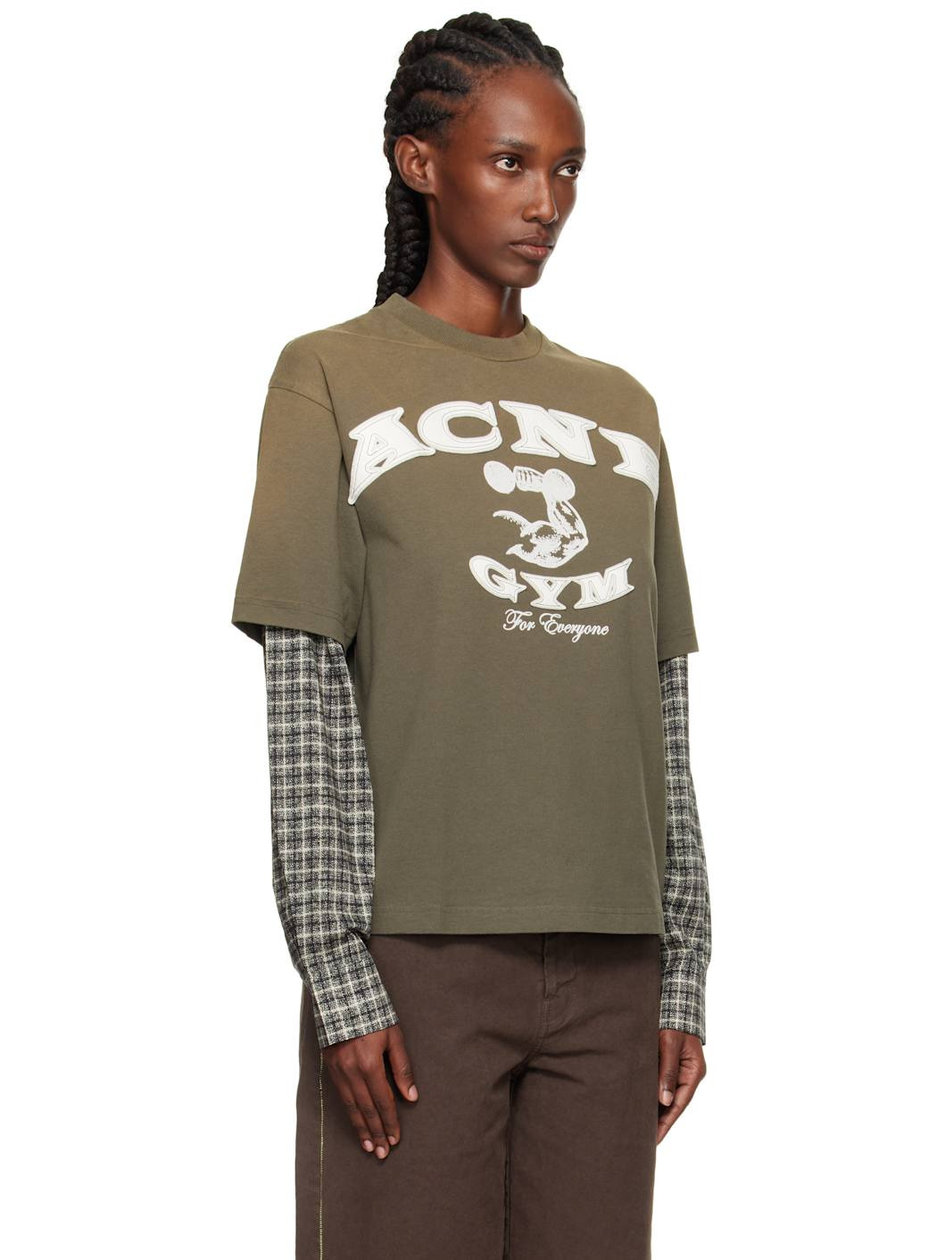Khaki Layered Logo T-shirt - 2