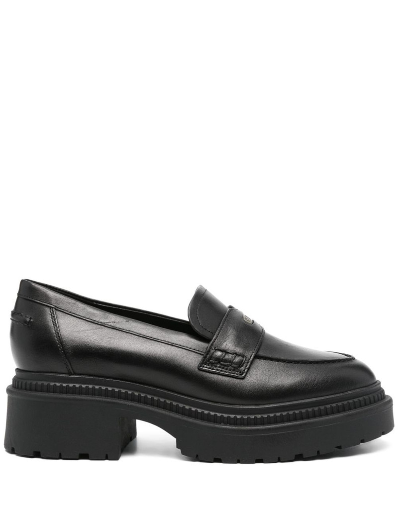 logo-stamp loafers 1