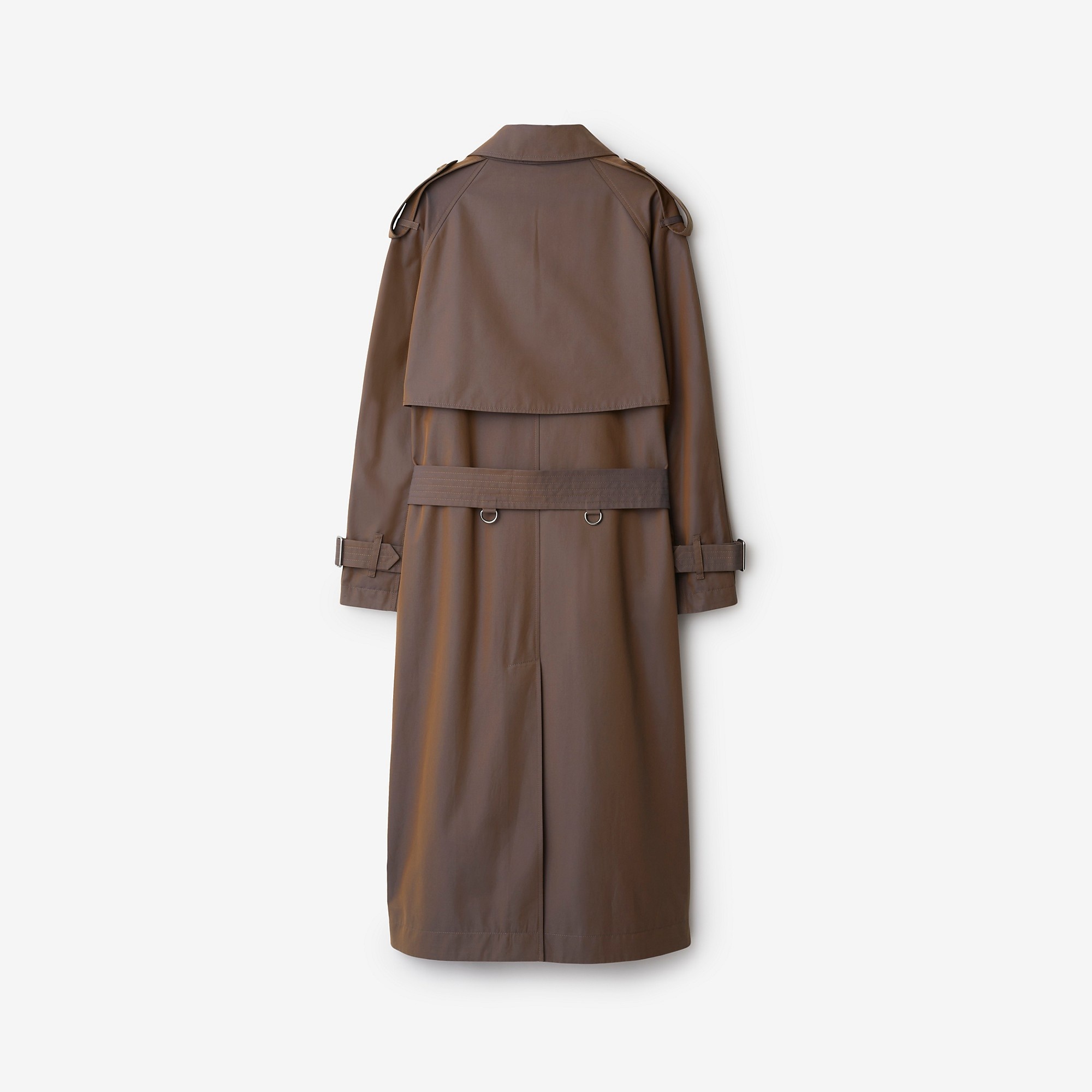Burberry Long Gabardine Trench Coat | REVERSIBLE