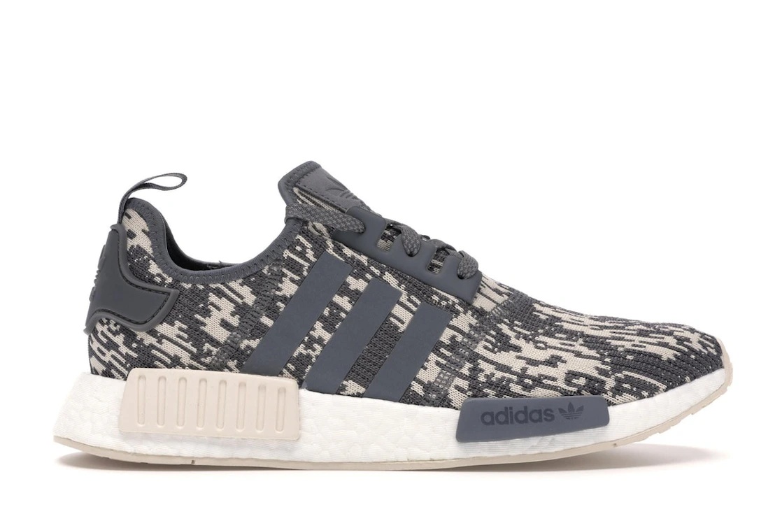 adidas NMD R1 Glitch Camo Grey Linen - 1