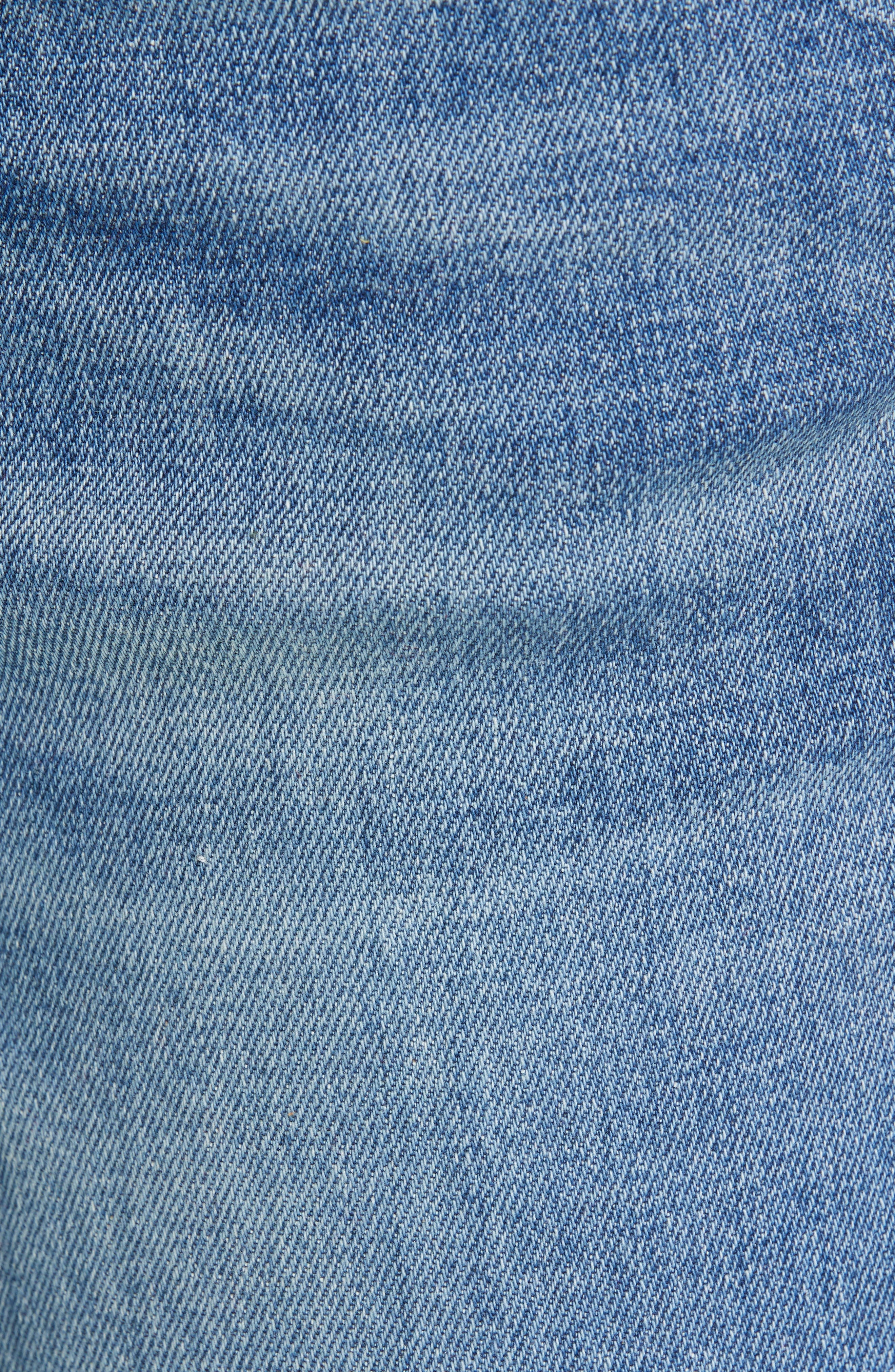 High Waist Kick Fit Crop Jeans - 6