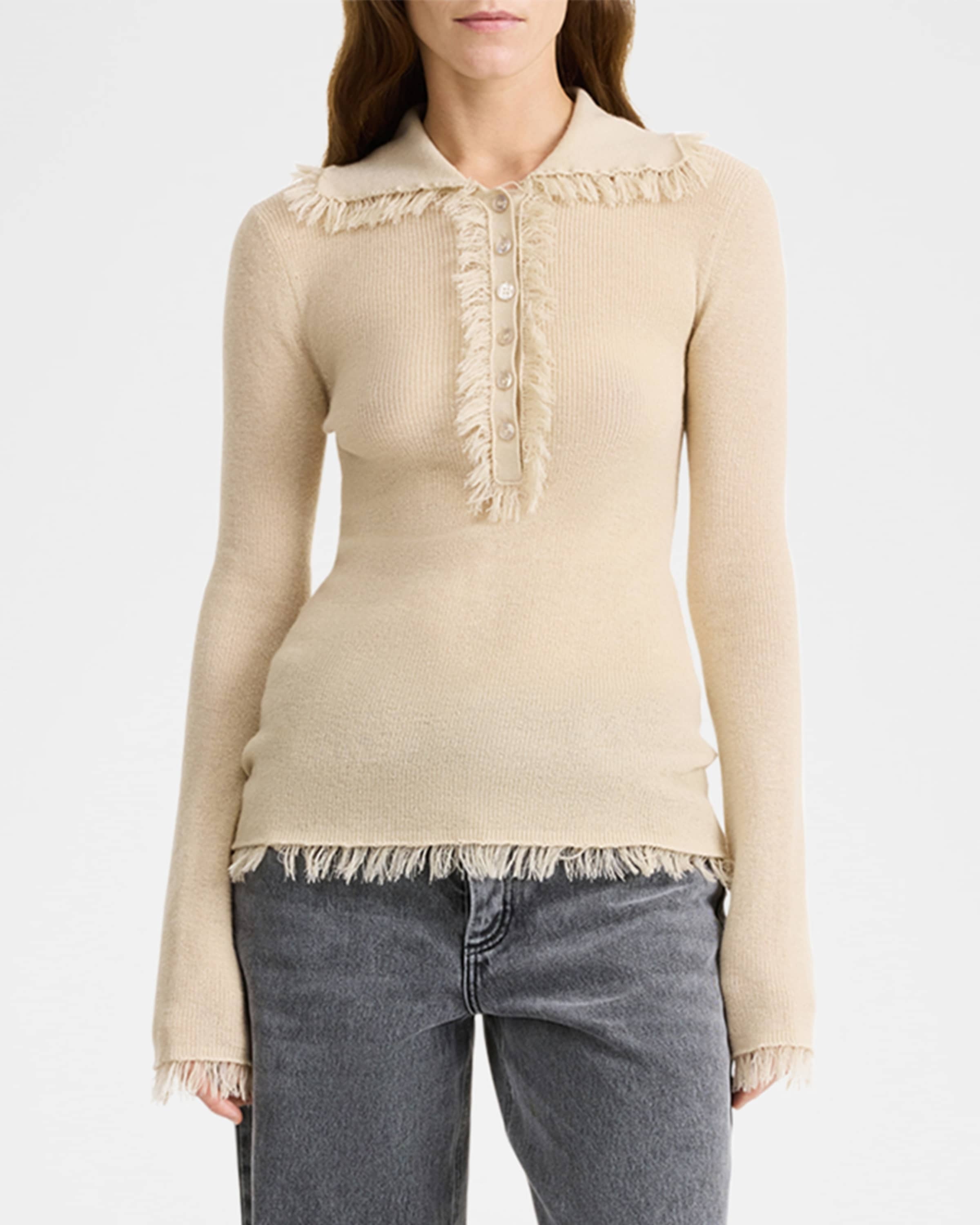 Dreele Fringe-Trim Knit Sweater - 2