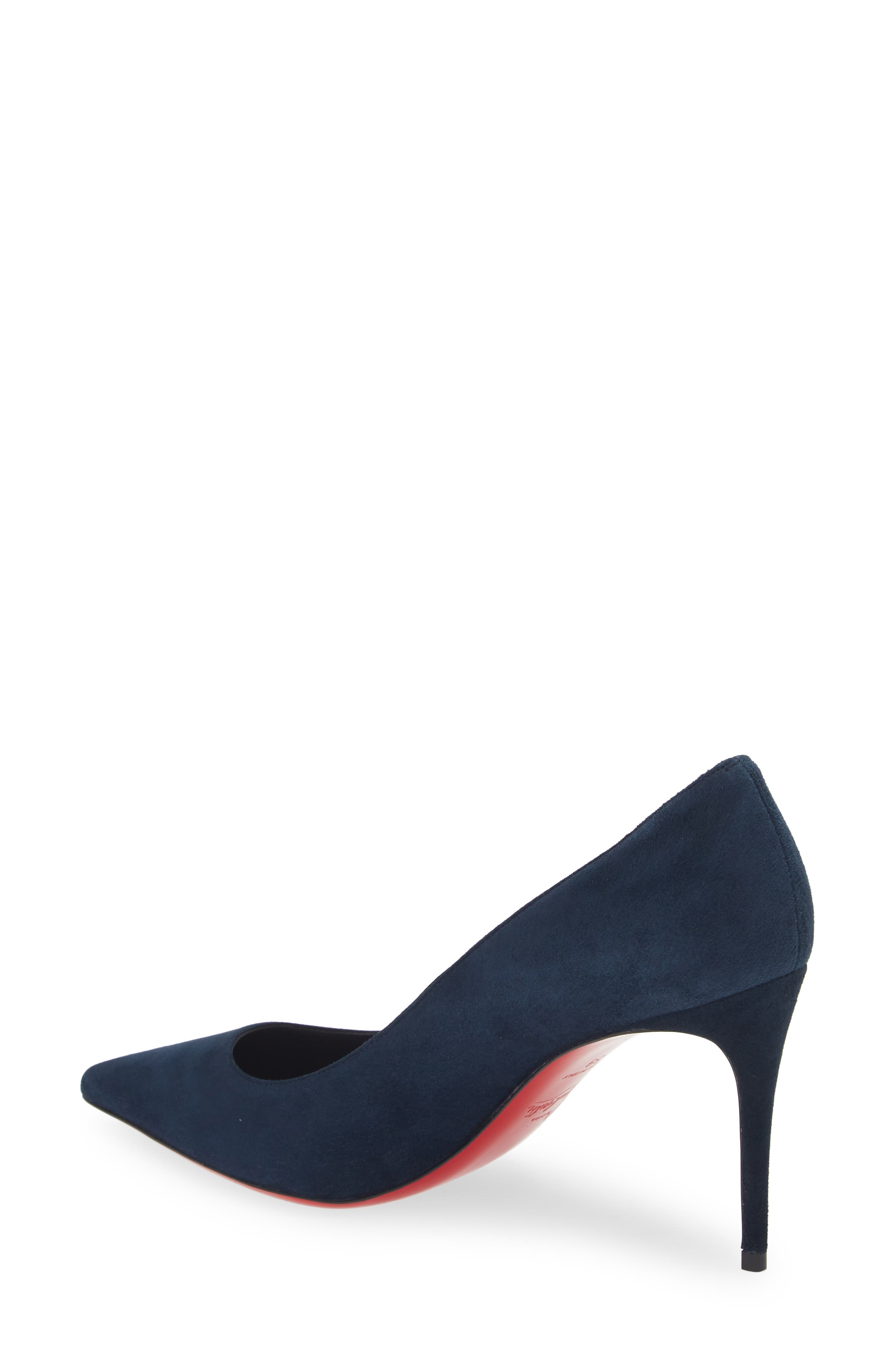 Christian Louboutin Kate Suede Pointed Toe Pump in Marine at Nordstrom - 2
