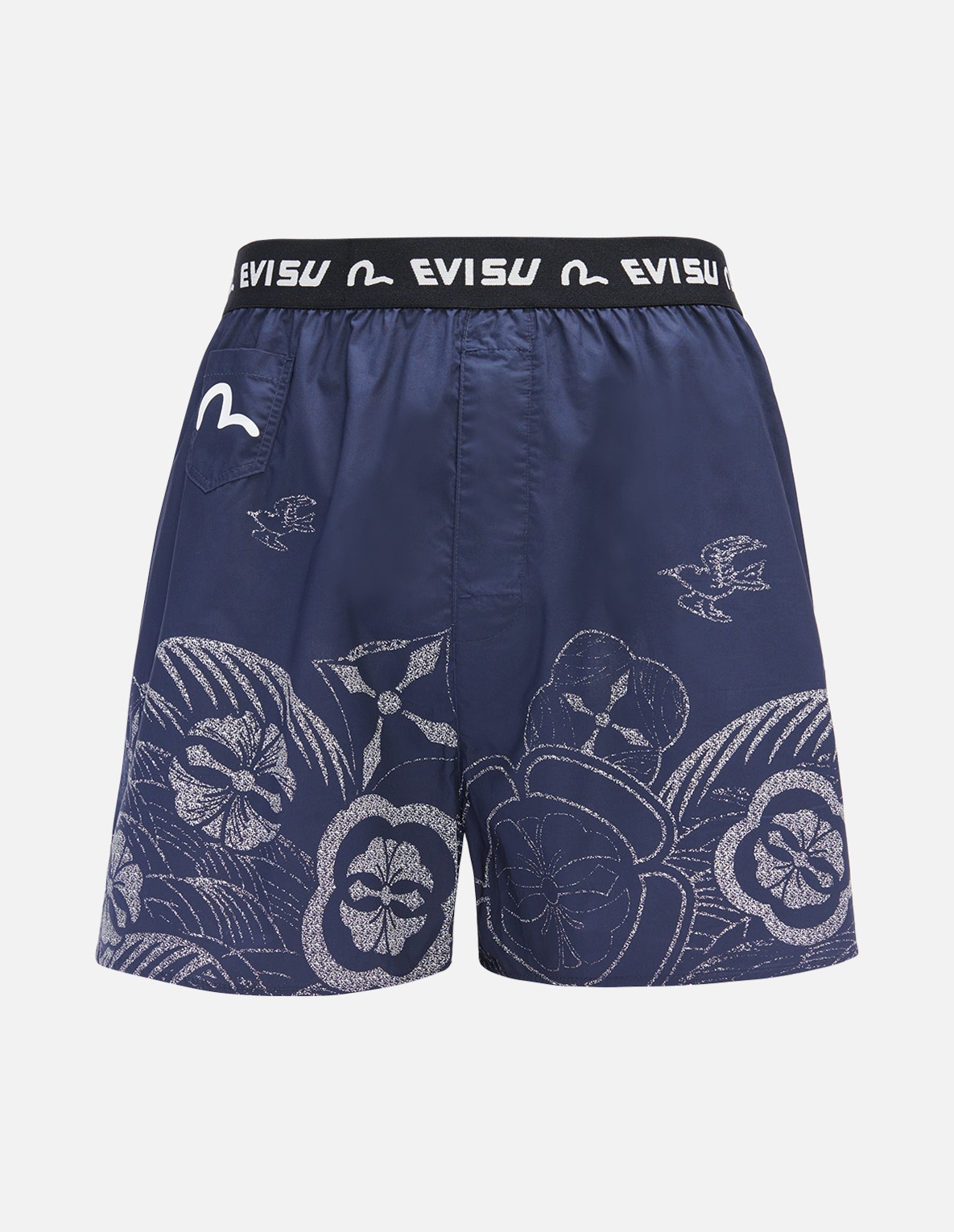 MULTI JAPANESE VINTAGE PRINTS BOXER SHORTS - 1