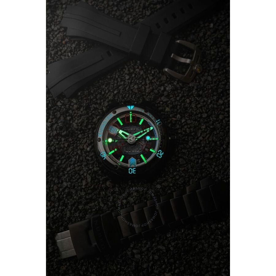 Other Designers Nubeo Nubeo Mariner Black Dial Men's Watch NB