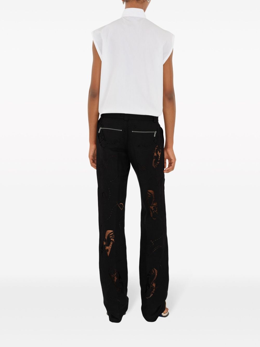 half-zip cotton tank top - 4