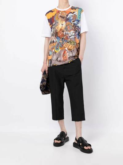 Junya Watanabe MAN graphic-print cotton T-shirt outlook