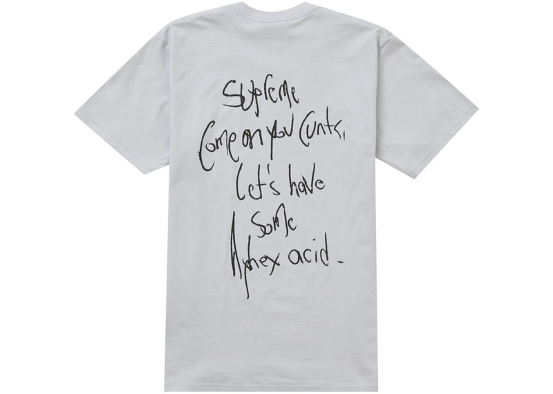 Supreme Supreme Aphex Twin Windowlicker Tee Cement outlook