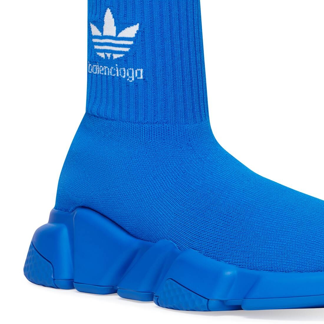 Men's Balenciaga / Adidas Speed Sneaker in Blue - 7