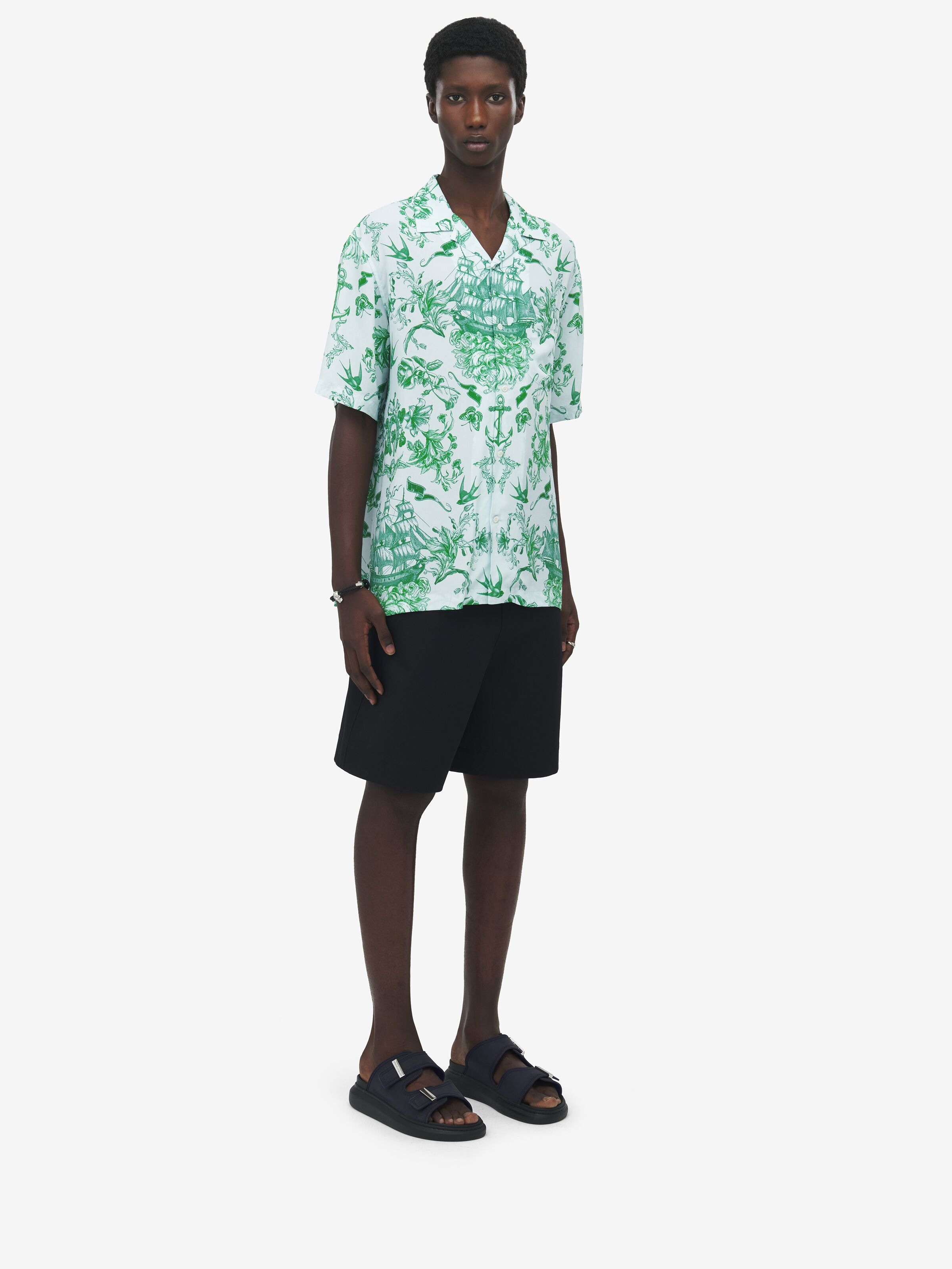 Sailor Tattoo Hawaiian Shirt - 4