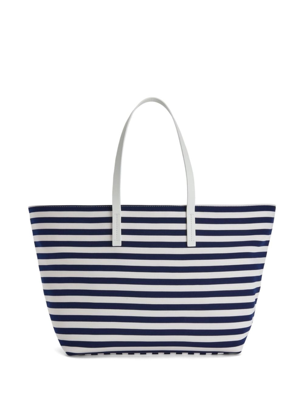 Nilde striped canvas tote bag - 2