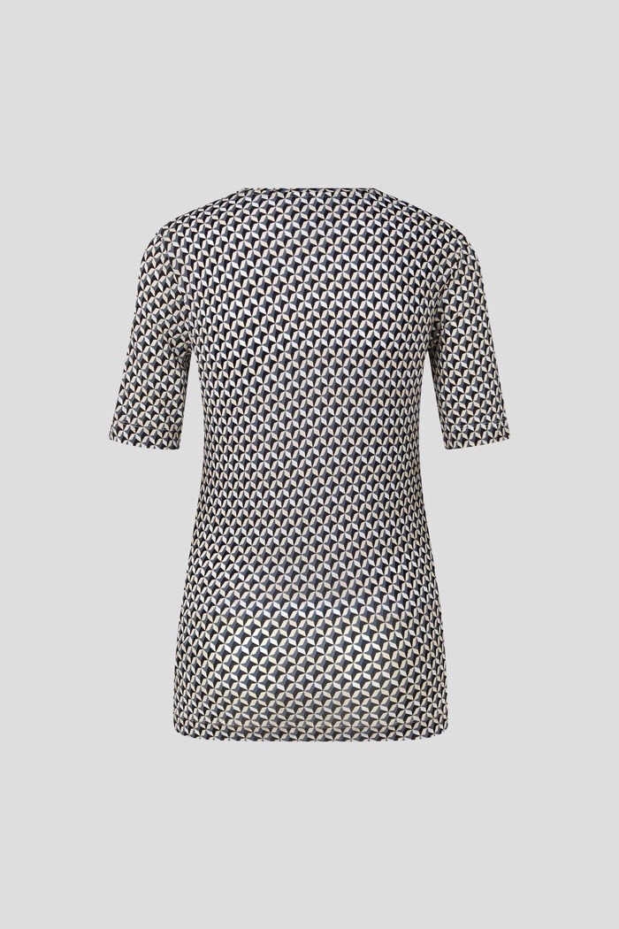 Adina T-shirt in Black/Blue - 5