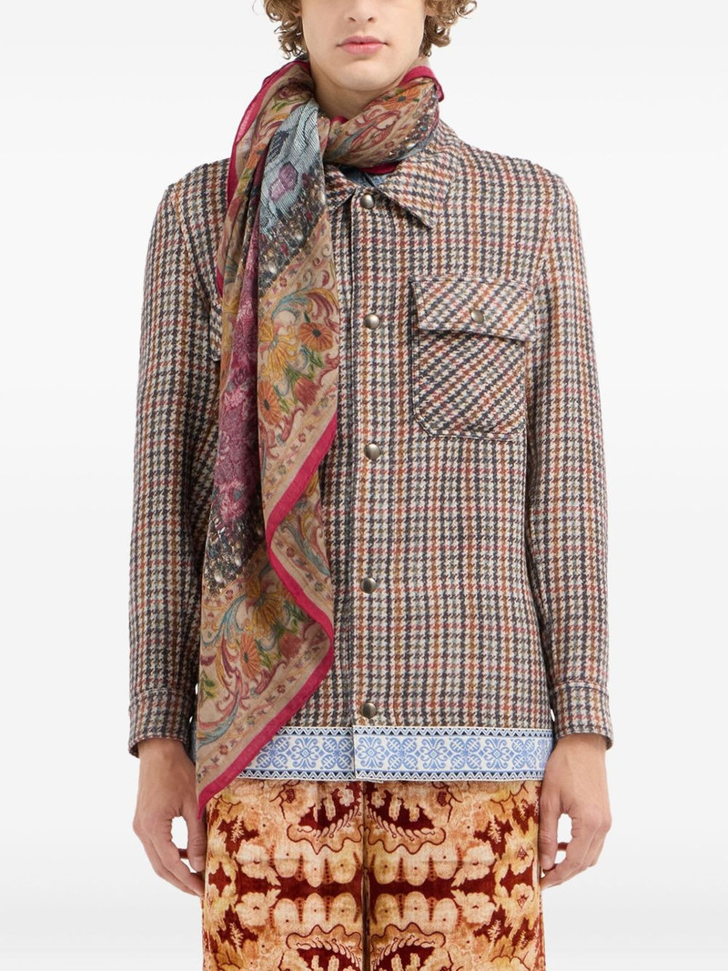 Pierre-Louis Mascia floral-pattern scarf outlook