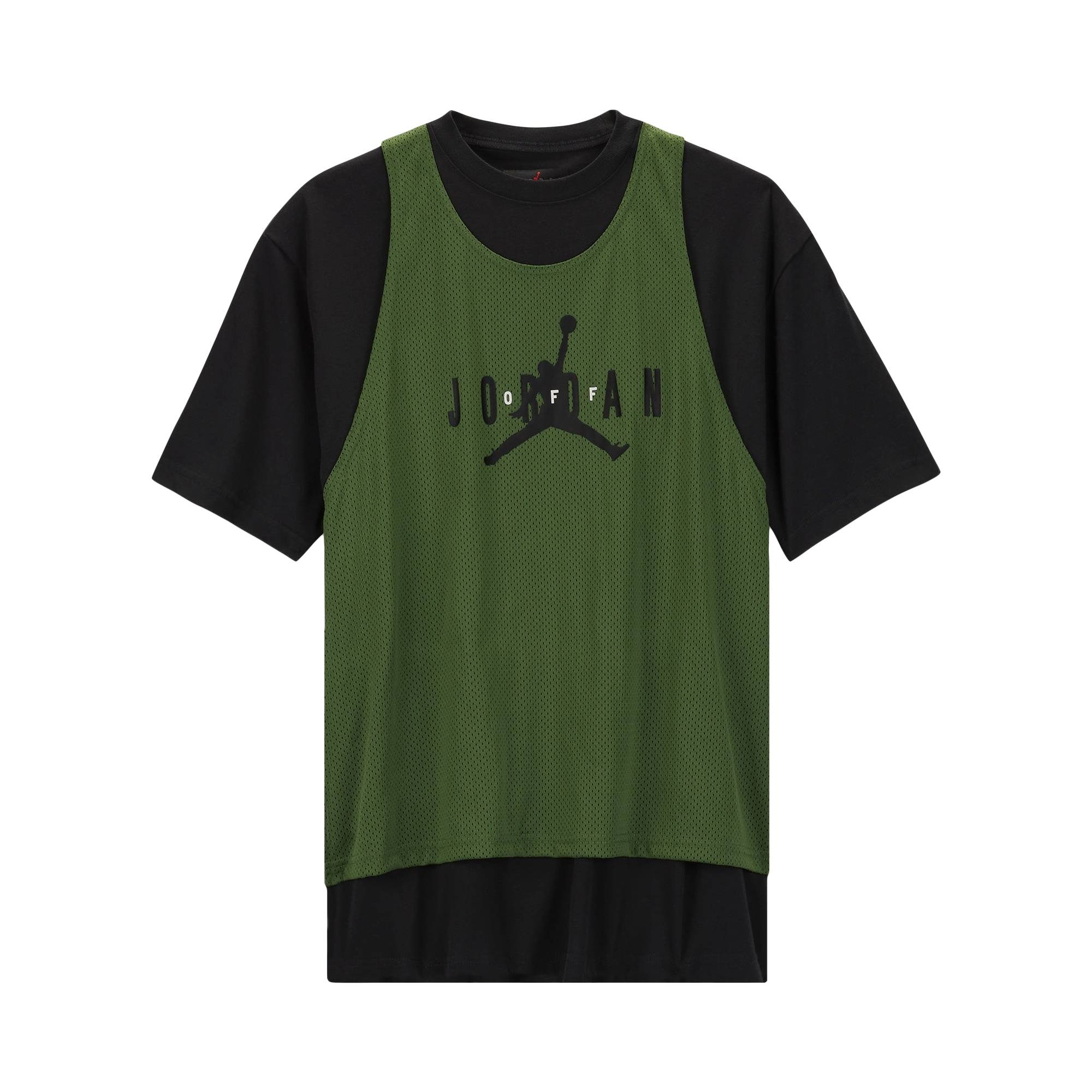 Air Jordan x Off-White Short-Sleeve Top 'Forest Green' - 1