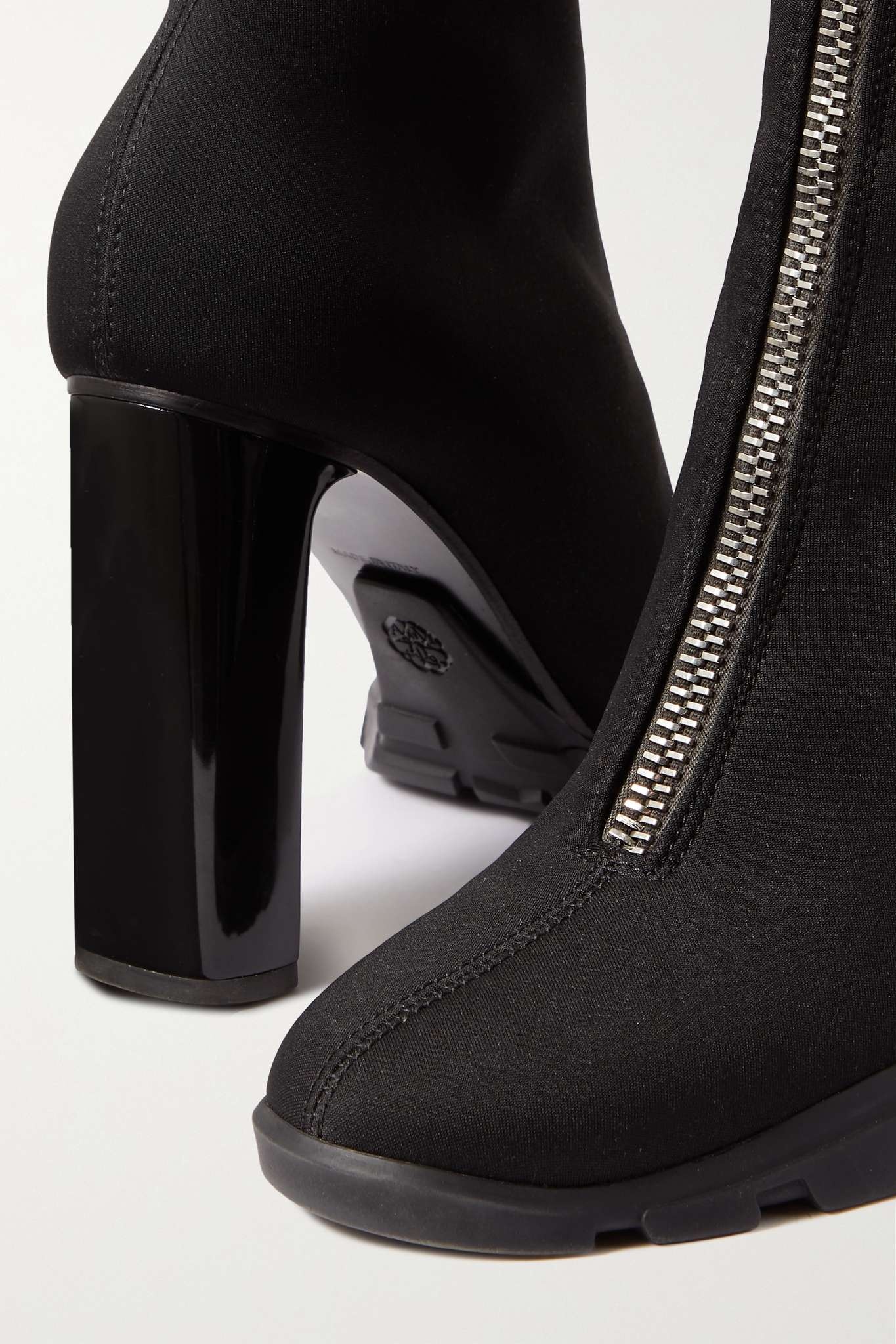 Stretch-neoprene ankle boots - 4