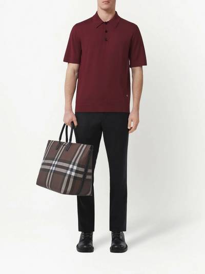 Burberry Monogram Motif logo-plaque polo shirt outlook