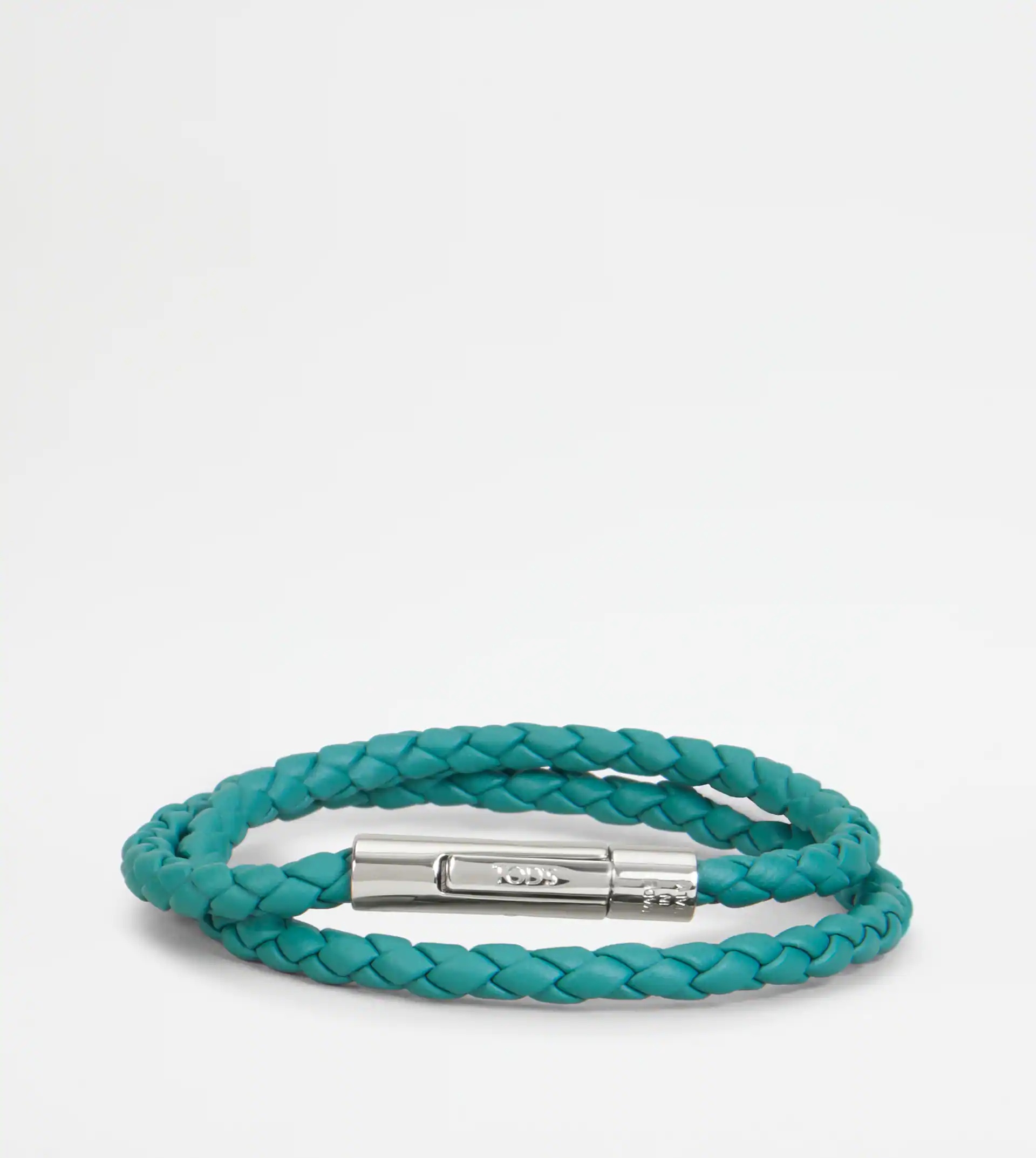 MYCOLORS BRACELET IN LEATHER - GREEN - 1