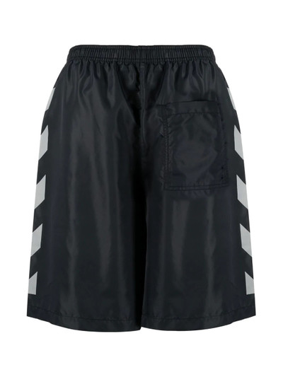 Off-White Diag-print surfer swim shorts outlook