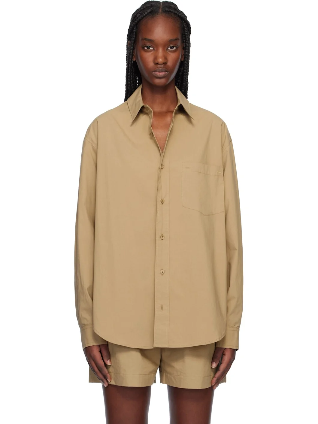 Tan Relaxed Shirt - 1