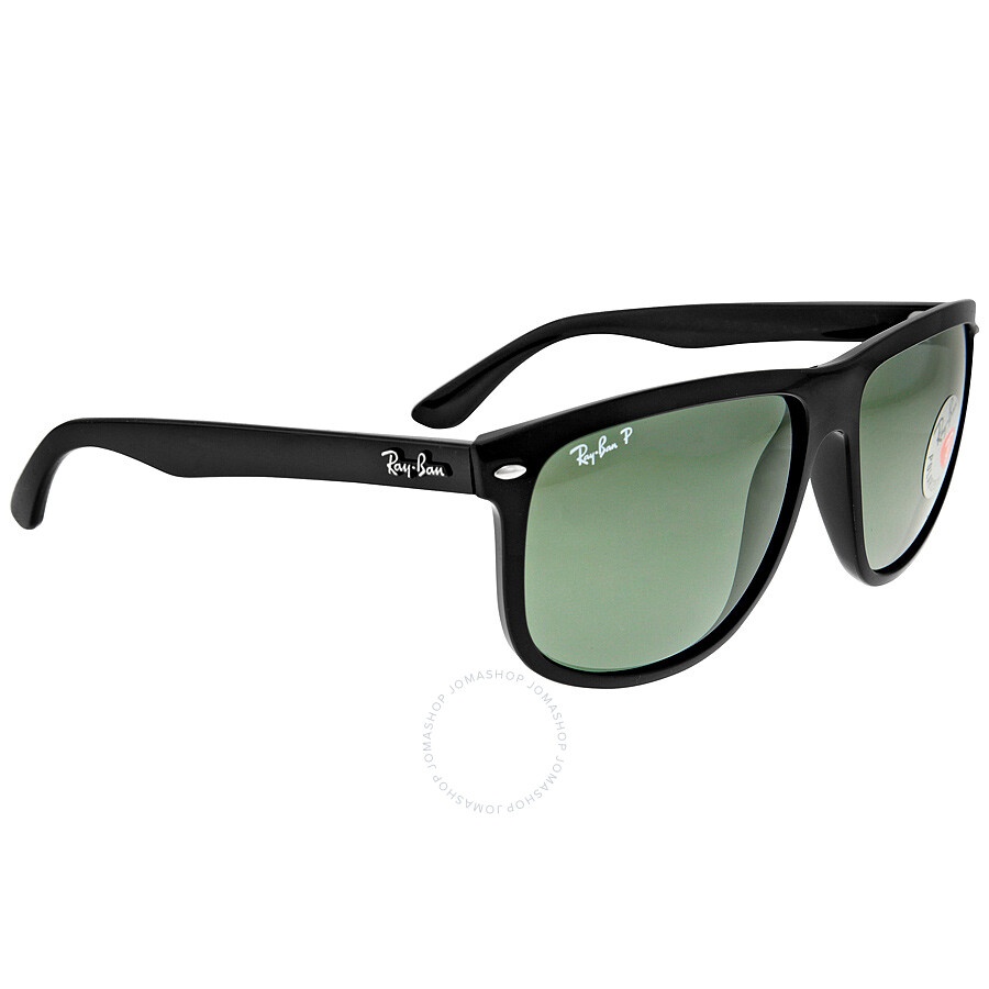 Ray Ban Boyfriend Polarized Green Rectangular Men's Sunglasses RB4147 601/58 60 - 2