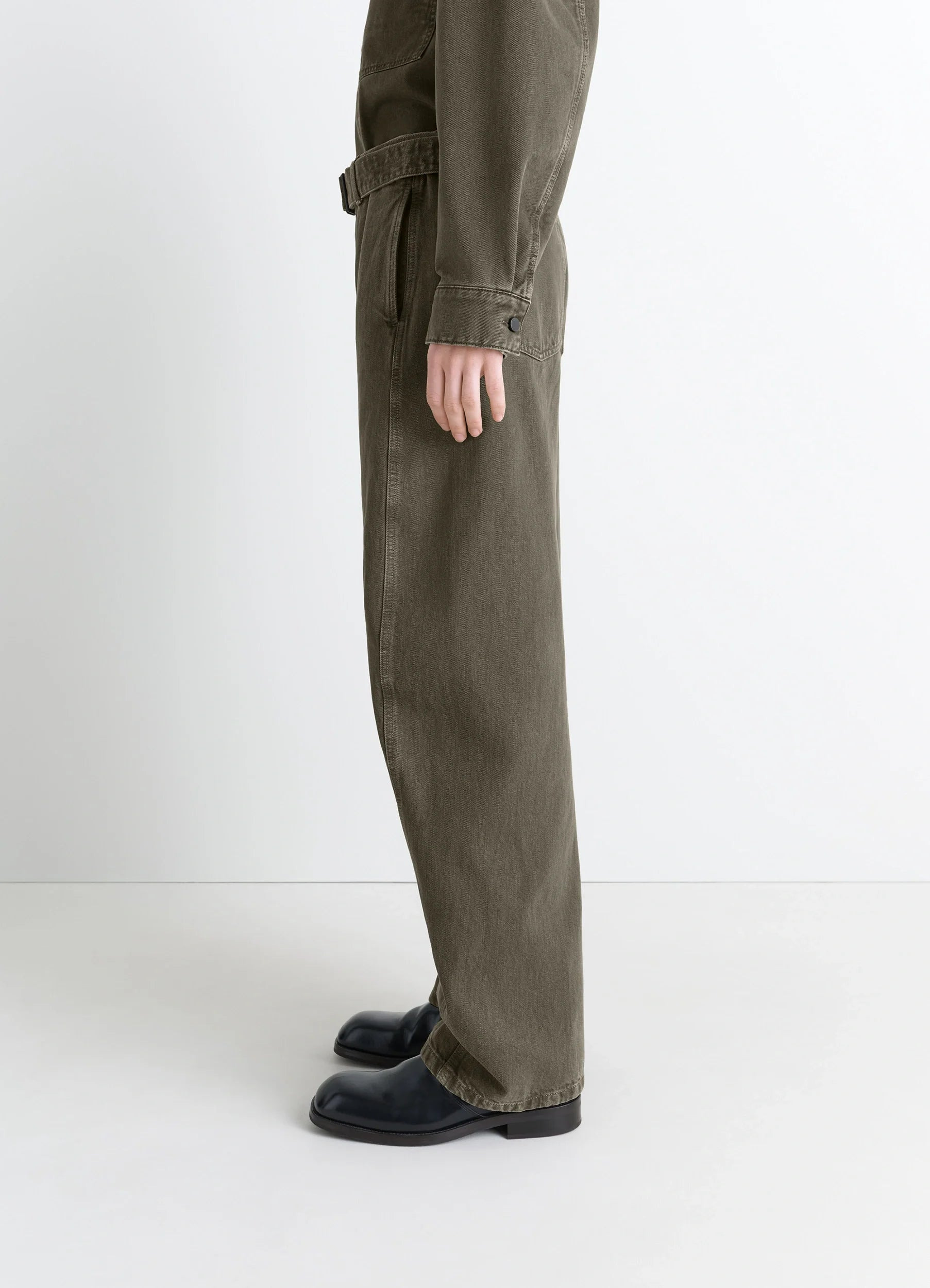 TWISTED BELTED PANTS - 6