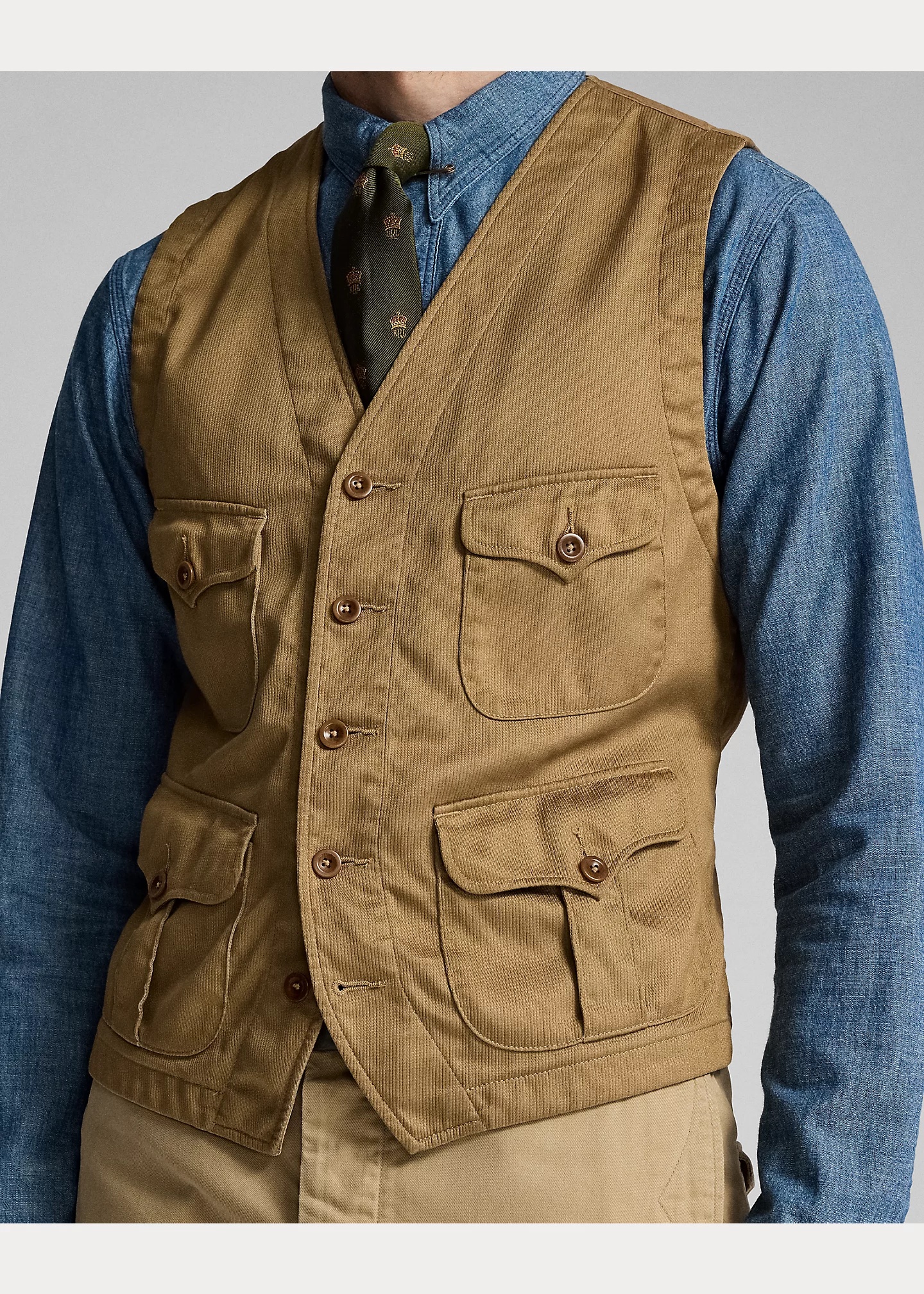 Bedford Cord Vest - 5
