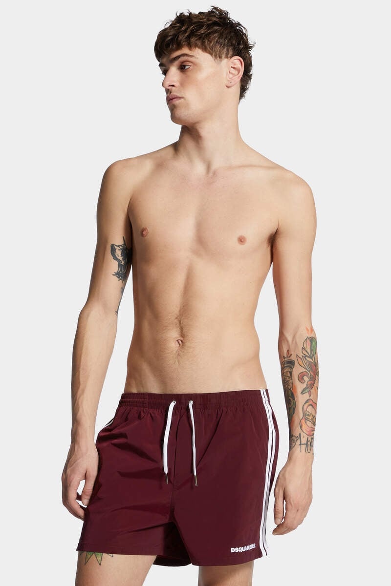 DSQUARED2 LOGO MIDI SWIM BOXER - 3