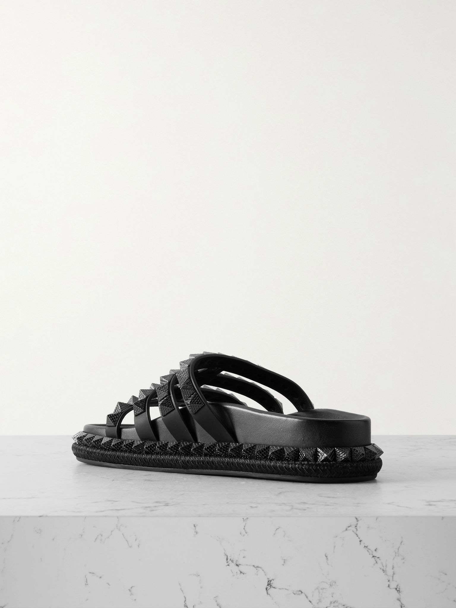 Pyra Hallulila studded leather sandals Black - 3