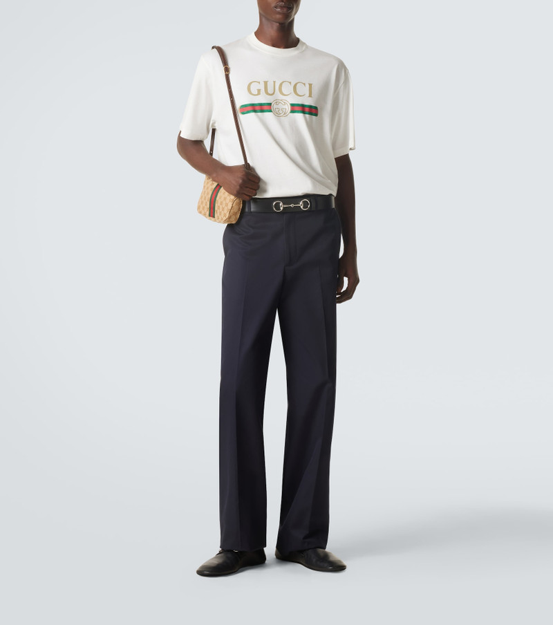 GUCCI Cotton twill straight pants outlook