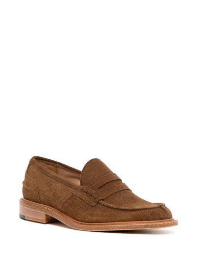 Tricker's slip-on suede loafers outlook