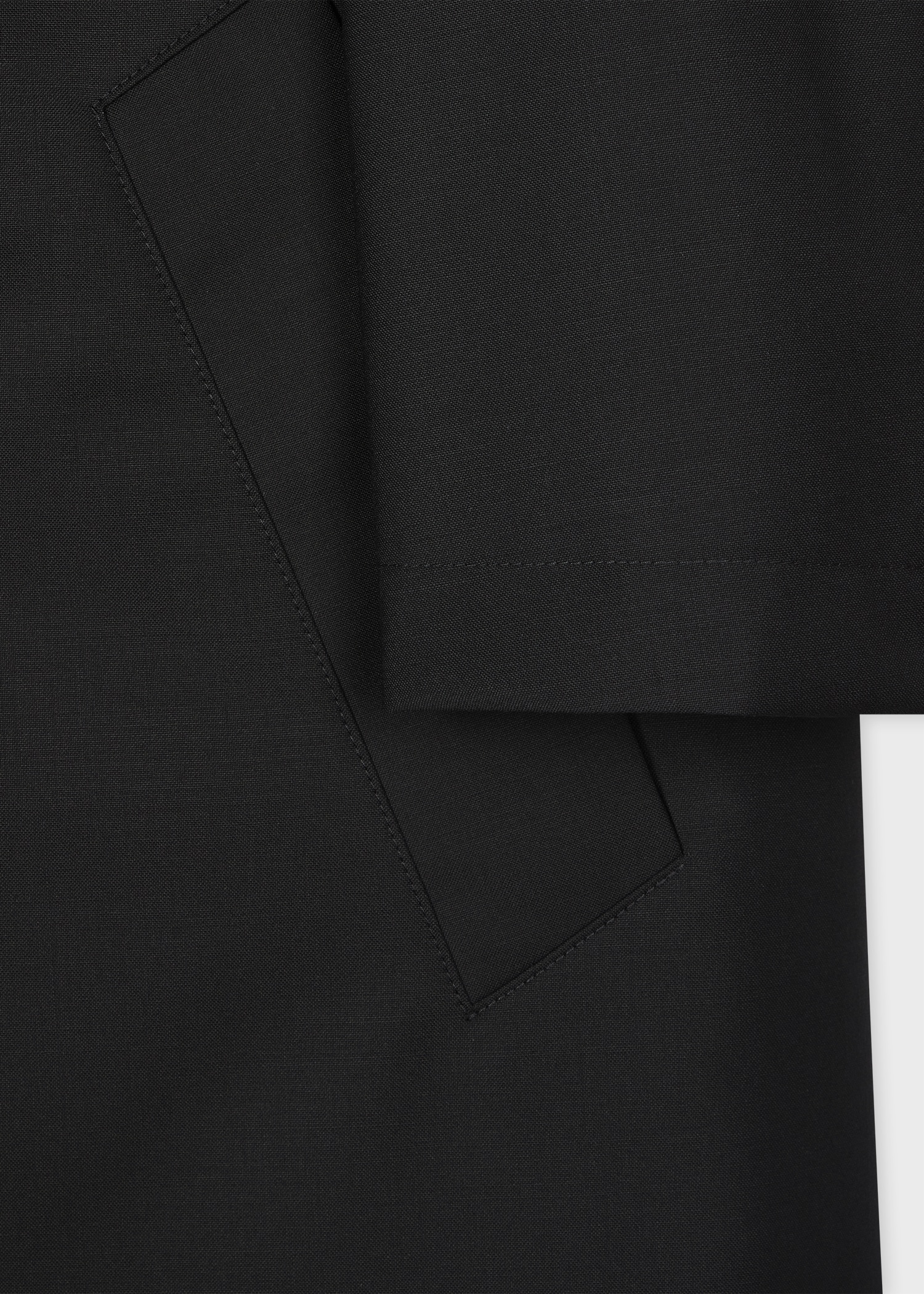 Black 'Storm System' Wool Mac With Detachable Gilet - 4