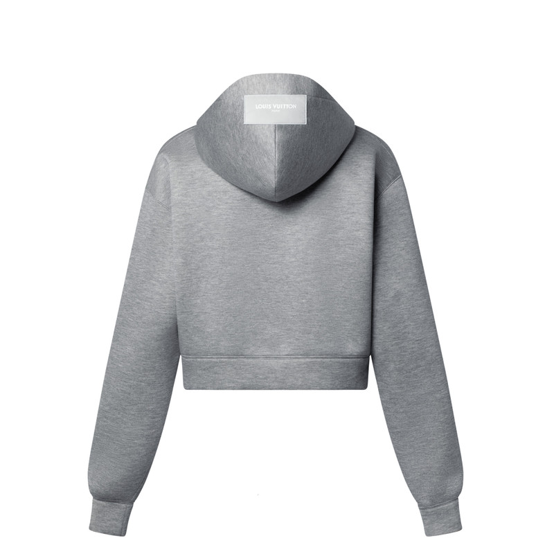 Cropped Monogram Scarf Hoodie 3