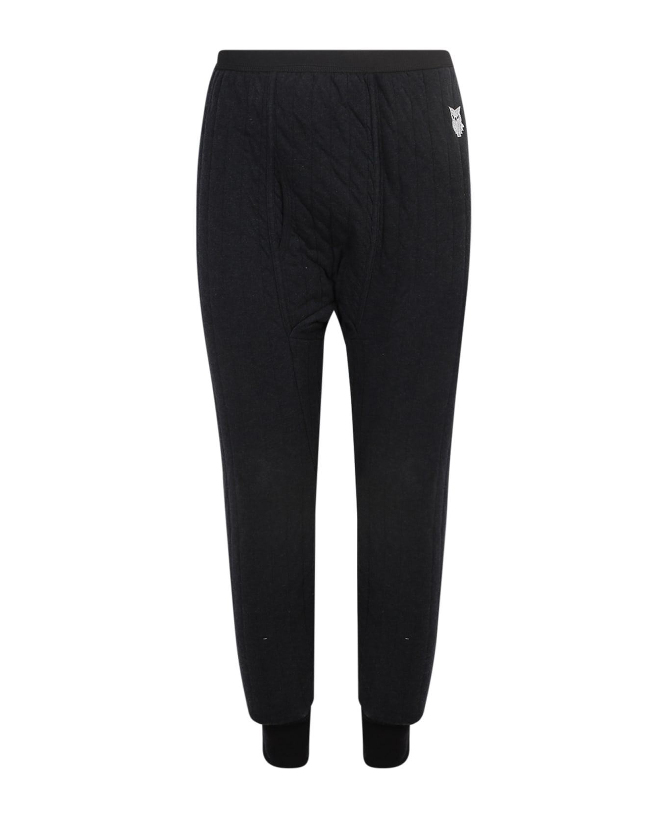 Animal-patch Panelled Slim Trousers - 1