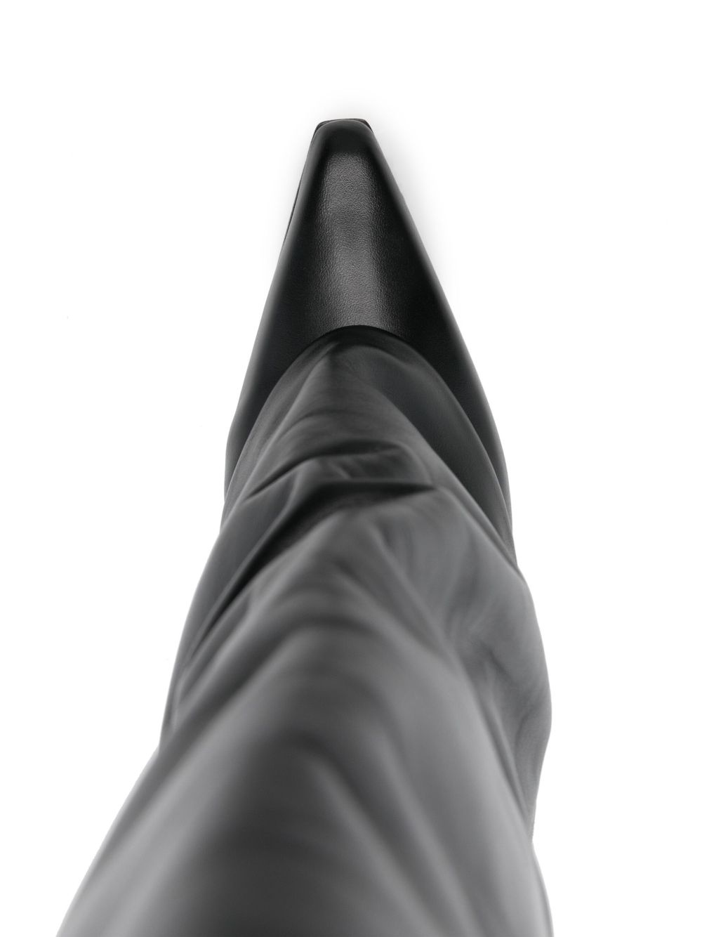 90mm leather boots - 4