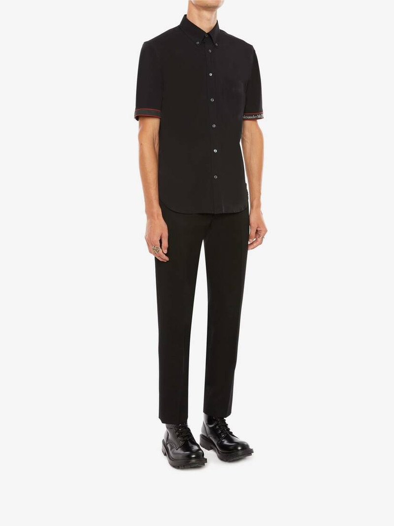 Selvedge Tape Shirt in Black 3