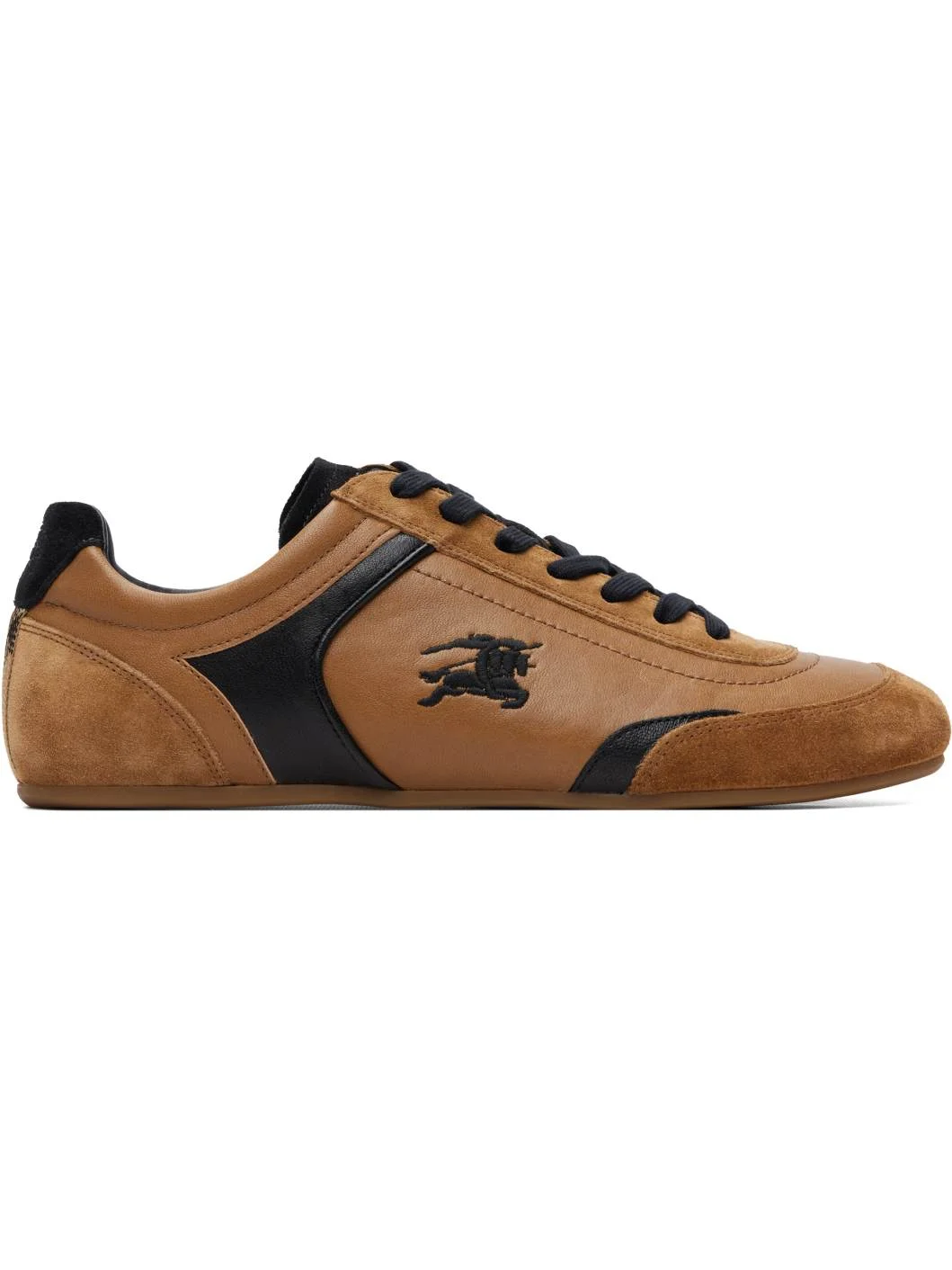 Tan Leather Knight Sneakers - 1